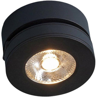 Applique orientabile 1 led cob 7 watt luce da parete soffitto nero