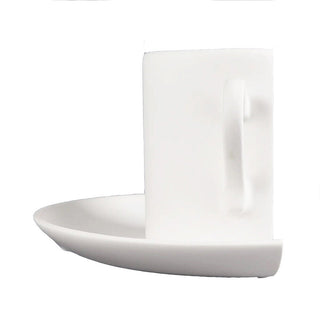 Applique in gesso a forma di tazza da caffè lampada verniciabile G9