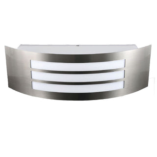 Applique in acciaio curvo per esterno E27  per terrazzo balcone IP44