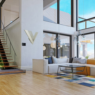 Applique led 9 watt lampada a forma di  V 3 temperature di luce