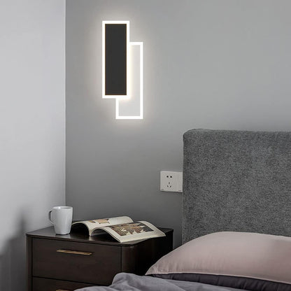 Applique a led 15 watt con tecnologia cct tre colorazioni di luce con switch lampada da parete moderna