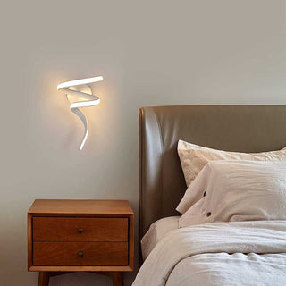 Applique led curvo 10 watt stilizzato 3 colorazione di luce CCT