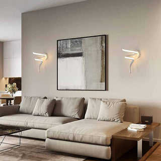 Applique led curvo 10 watt stilizzato 3 colorazione di luce CCT