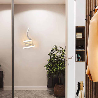 Applique led curvo 10 watt stilizzato 3 colorazione di luce CCT