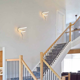 Applique led curvo 10 watt stilizzato 3 colorazione di luce CCT
