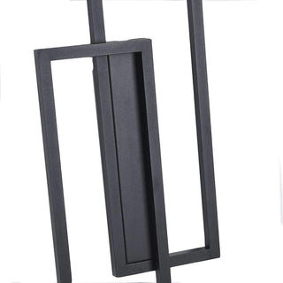 Applique doppio rettangolo 32 watt 3 temperature di luce bianco o nero
