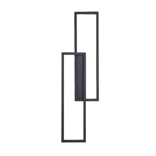 Applique doppio rettangolo 32 watt 3 temperature di luce bianco o nero