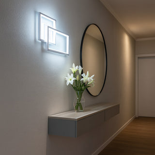 Applique a parete a led di forma geometrica 24W con tecnologia CCT