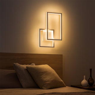 Applique a parete a led di forma geometrica 24W con tecnologia CCT