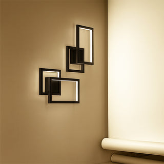 Applique a parete a led di forma geometrica 24W con tecnologia CCT