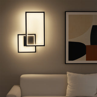 Applique a parete a led di forma geometrica 24W con tecnologia CCT