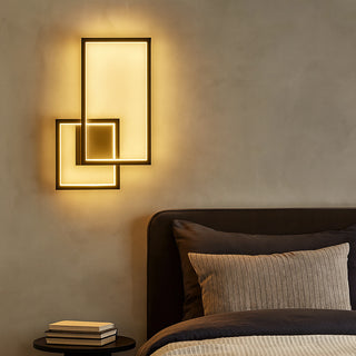 Applique a parete a led di forma geometrica 24W con tecnologia CCT