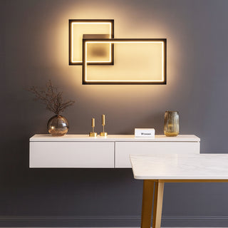 Applique a parete a led di forma geometrica 24W con tecnologia CCT
