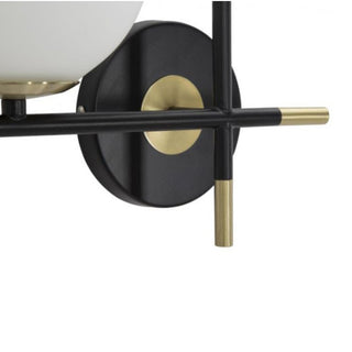 Applique da parete doppia sfera illuminazione decorativa 2 attacchi G9