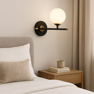 Applique da parete con 1 sfera illuminazione decorativa 1 attacco G9