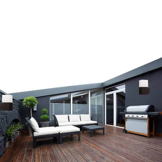 Applique per esterno in alluminio E27 per facciata balcone IP44