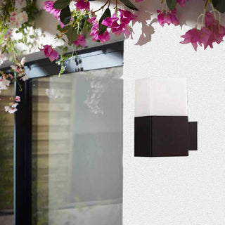 Applique per esterno in alluminio E27 per facciata balcone IP44