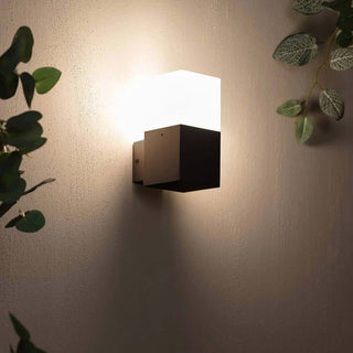 Applique per esterno in alluminio E27 per facciata balcone IP44
