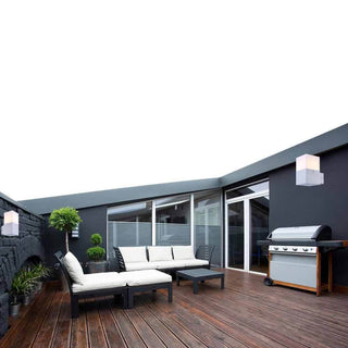 Applique per esterno in alluminio E27 per facciata balcone IP44