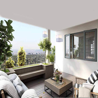 Applique per esterno in alluminio E27 per facciata balcone IP44
