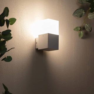 Applique per esterno in alluminio E27 per facciata balcone IP44