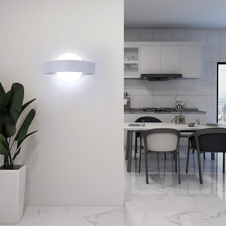 Applique led 8W doppia emissione di luce tre colorazione di luce CCT