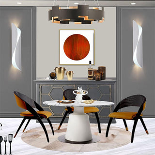 Applique moderno spirale da parete lampada design 2 attacchi G9