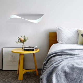 Applique moderno spirale da parete lampada design 2 attacchi G9