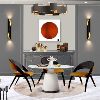 Applique moderno spirale da parete lampada design 2 attacchi G9