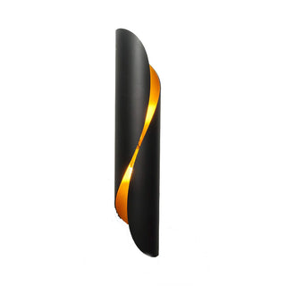 Applique moderno spirale da parete lampada design 2 attacchi G9
