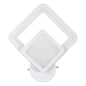 Applique moderno led a rombo 12 watt lampada da parete luce tre colorazione di luce