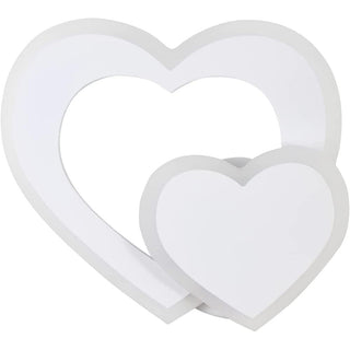 Applique led con doppio cuore 12 watt a parete tecnologia CCT