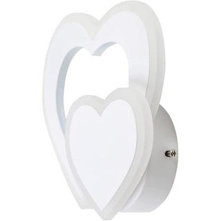 Applique led con doppio cuore 12 watt a parete tecnologia CCT