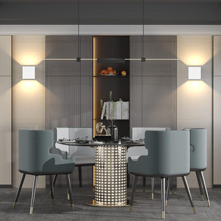 Applique a parete LED tecnologia CCT 12 W doppia emissione luce IP65