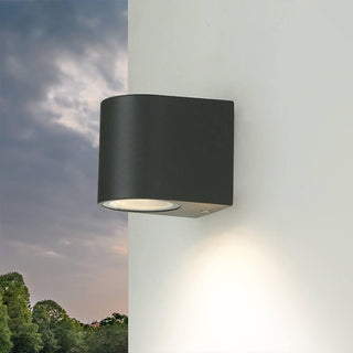 Applique a parete per esterno lampada moderna per faretto GU0 IP65