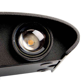 Applique doppia emissione di luce 6 led 16W nero tecnologia CCT IP65