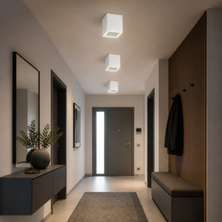 Applique soffitto a cubo esterno GU10 per balcone terrazzo IP54