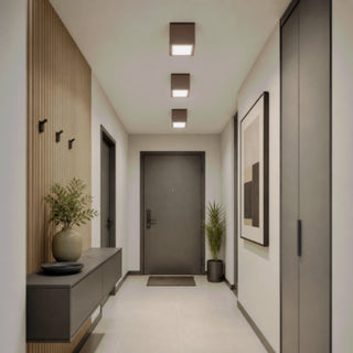 Applique soffitto a cubo esterno GU10 per balcone terrazzo IP54