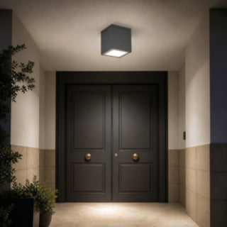 Applique soffitto a cubo esterno GU10 per balcone terrazzo IP54