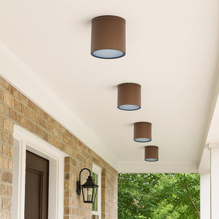 Applique soffitto a cilindro esterno GU10 per balcone terrazzo IP54