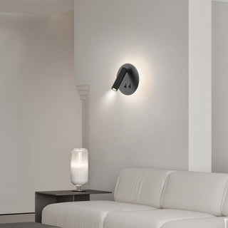 Applique orientabile a parete doppia fonte luminosa 8 watt luce calda