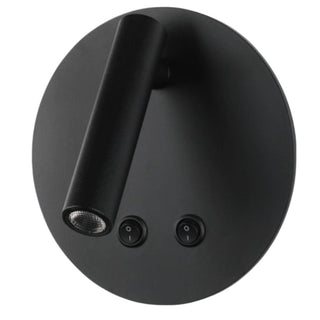 Applique orientabile a parete doppia fonte luminosa 8 watt luce calda