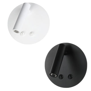 Applique orientabile a parete doppia fonte luminosa 8 watt luce calda