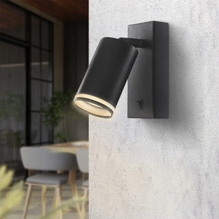 Applique da muro orientabile con interruttore ON/OFF attacco GU10