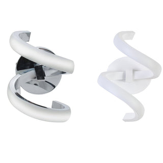 Applique a parete stilizzato 9 watt spirale 3 colorazione di luce