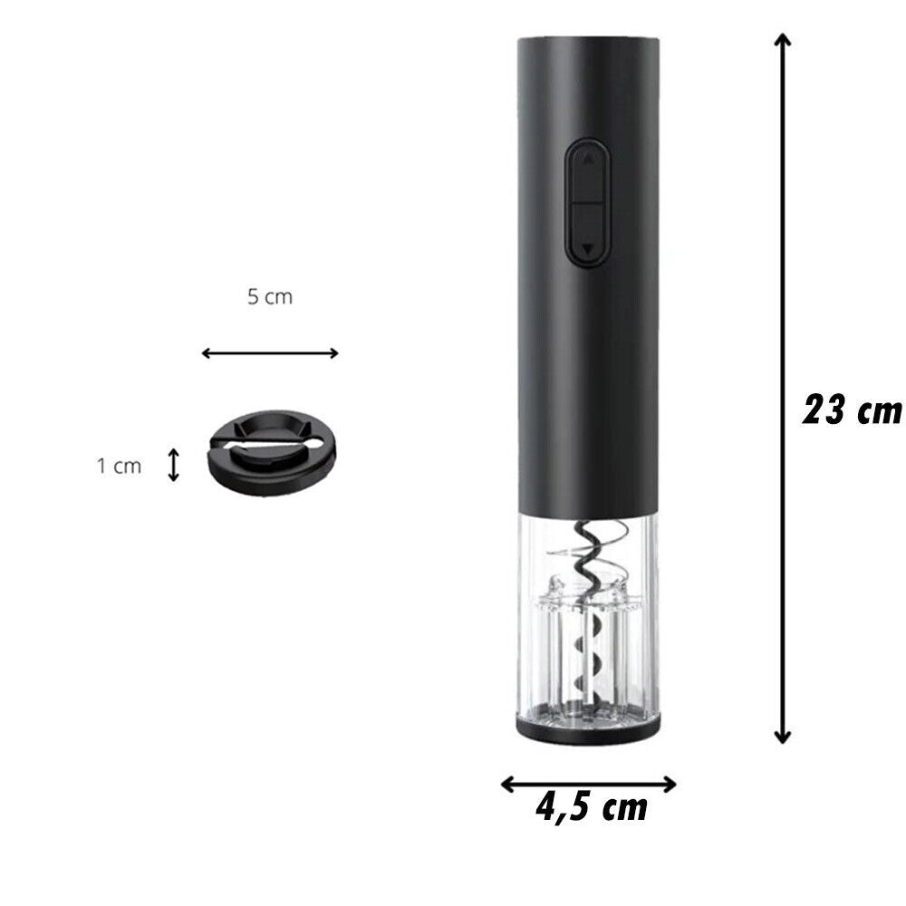 Apribottiglia elettrico a batteria per bottiglia di vino cavatappi taglia capsula apri bottiglia