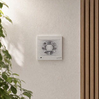 Aspiratore aria elicoidale 100 mm con griglia frontale 14 watt