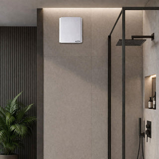 Aspiratore aria elicoidale 100 mm con cover frontale 14 watt