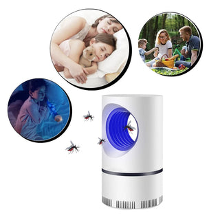 Zanzariera elettrica usb aspiratore vortice luce a led UV