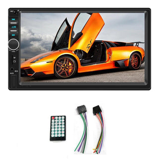 Autoradio monitor 7” 2 DIN touch telecomando bluetooth usb/tf/sd /aux